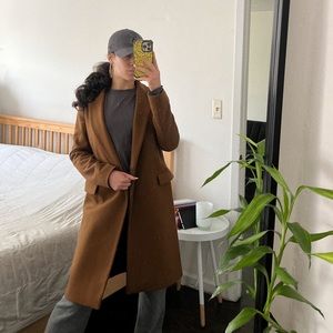 Zara - Wool Blend Camel Coat